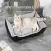 Pet Bed Sofa: Warm Nest Cushion for Dogs and Cats, Perfect for All Seasons