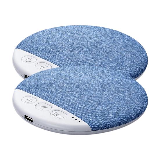 1/2Pcs Flat Under-Pillow Speaker with White Noise Sound Volume Control Auto-Off Timer Wireless Sleeping Bluetooth-compatible Pillow Speaker