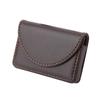 Portable Leather Business Name Card Holder Case Wallet Credit Card Holder Case(Black)