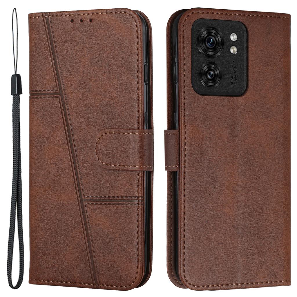 For Motorola Edge 40 5G Case Slim-Fit PU Leather Stand Phone Cover Wallet