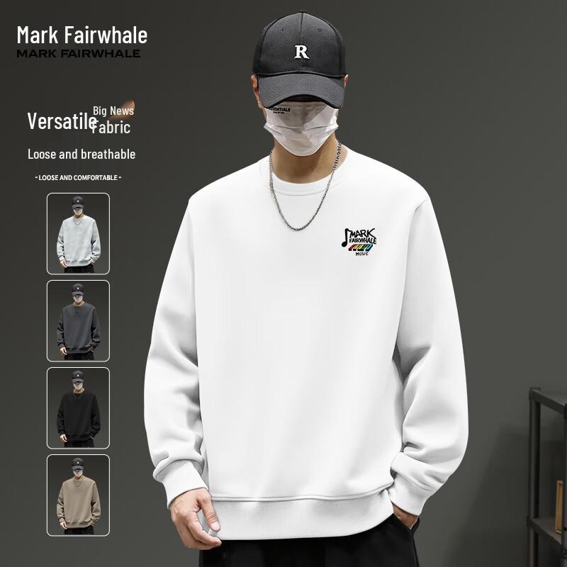 

Мужской осенний свитшот Mark Fairwhale 2025 года из плотного материала с круглым вырезом XL
