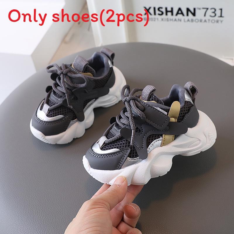 

Kids Boys Girls Breathable Mesh Sneakers With Non Slip Soles For Spring Autumn Play 25