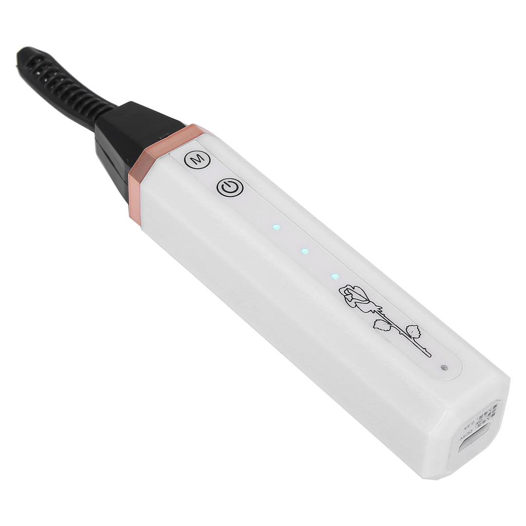 USB Charging Electric Heating Eyelash Curler Portable Long Lasting Eyelash Curling Tool