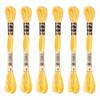 6 Skeins Embroidery Floss, Gradient Colors Polyester Embroidery Threads Bracelets String for Cross-Stitch Hand Embroidery
