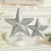 Unique Christmas Tree Topper Decoration Shiny Xmas Tree Ornament  New Year Party