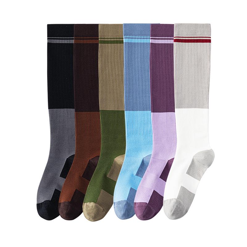 Women's Professional Compression Calf Socks for Cycling, Running, and Jump Rope - Autumn/Winter Slimming Fit