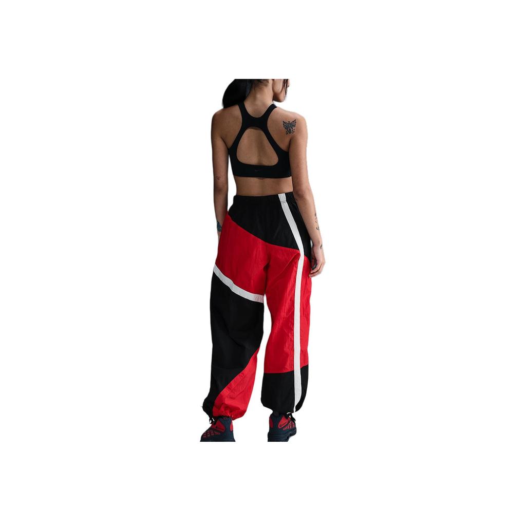 Nike Sportswear Loose Woven Dry Comfortable Mid Rise Sports Long Pants Women bottoms University-Red HJ4179-657