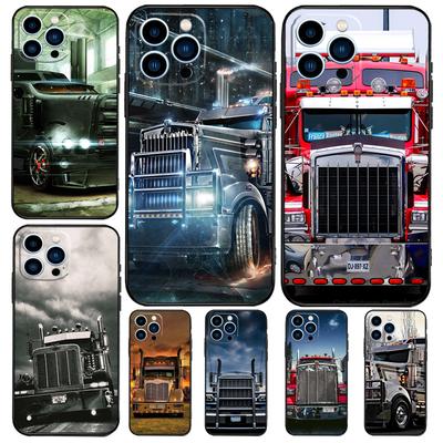 Cool Obal na auto pro těžký náklaďák pro iPhone 15 16 14 13 12 11 Pro Max Plus X XR XS 12 13 Mini Kryt Příslušenství