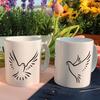 Cf976-Tasse Design 2p-Ailes de Pigeon