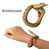 Snake Python Bracelet Simulation Animal Model Figure Plastic Fun Prank Gift for Kids Educational Children's Boys Girls Toys