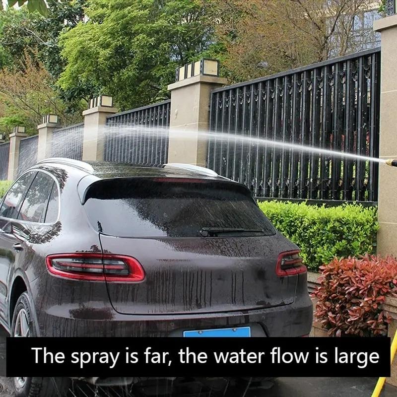 1pc Portable High Pressure Water Gun For Cleaning Car Wash Machine Garden Watering Hose Nozzle Sprinkler Foam Water Gun