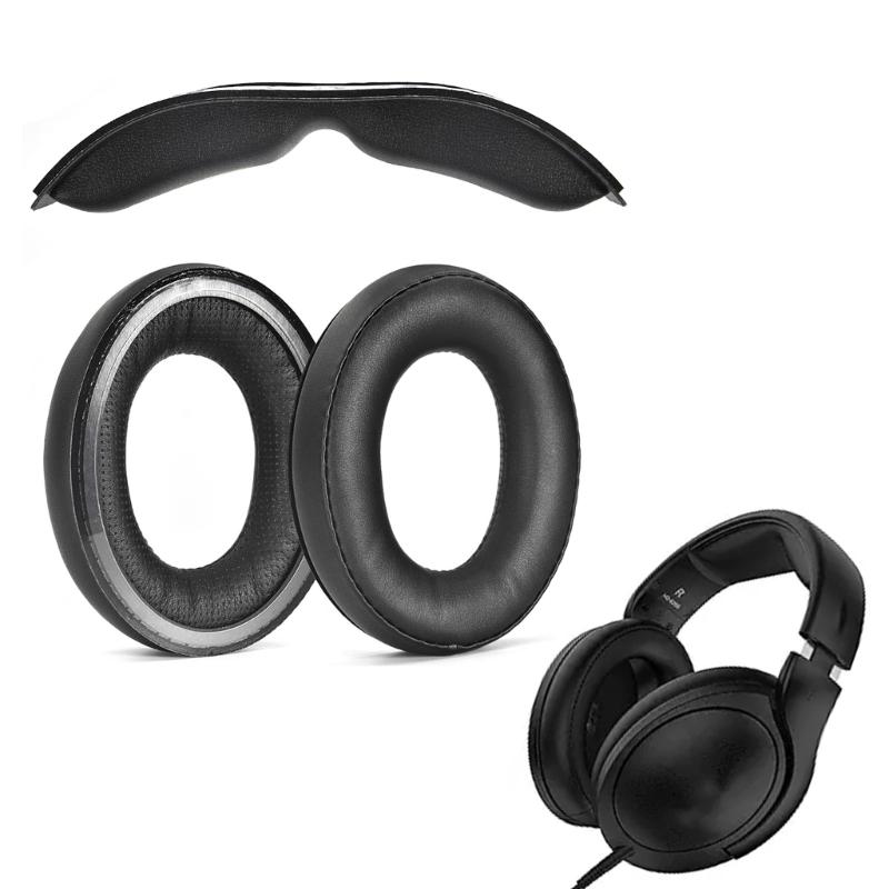 Premium Protein Leather Replacement Earpads Headband For HD620S HD400Pro HD560S Headphones Memory Foam Cushions