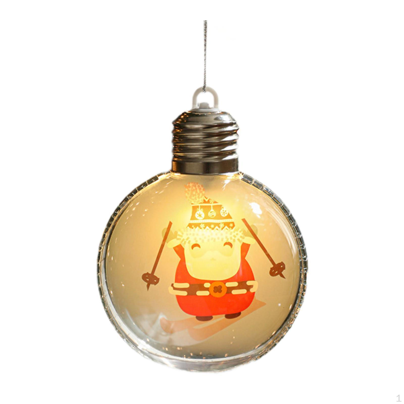 

Шар для украшения рождественской елки, декоративная безделушка со световым украшением для Style C