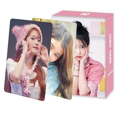 IU Goods Kollektion Fotokarten Set (55 Stück)-rosa Hülle