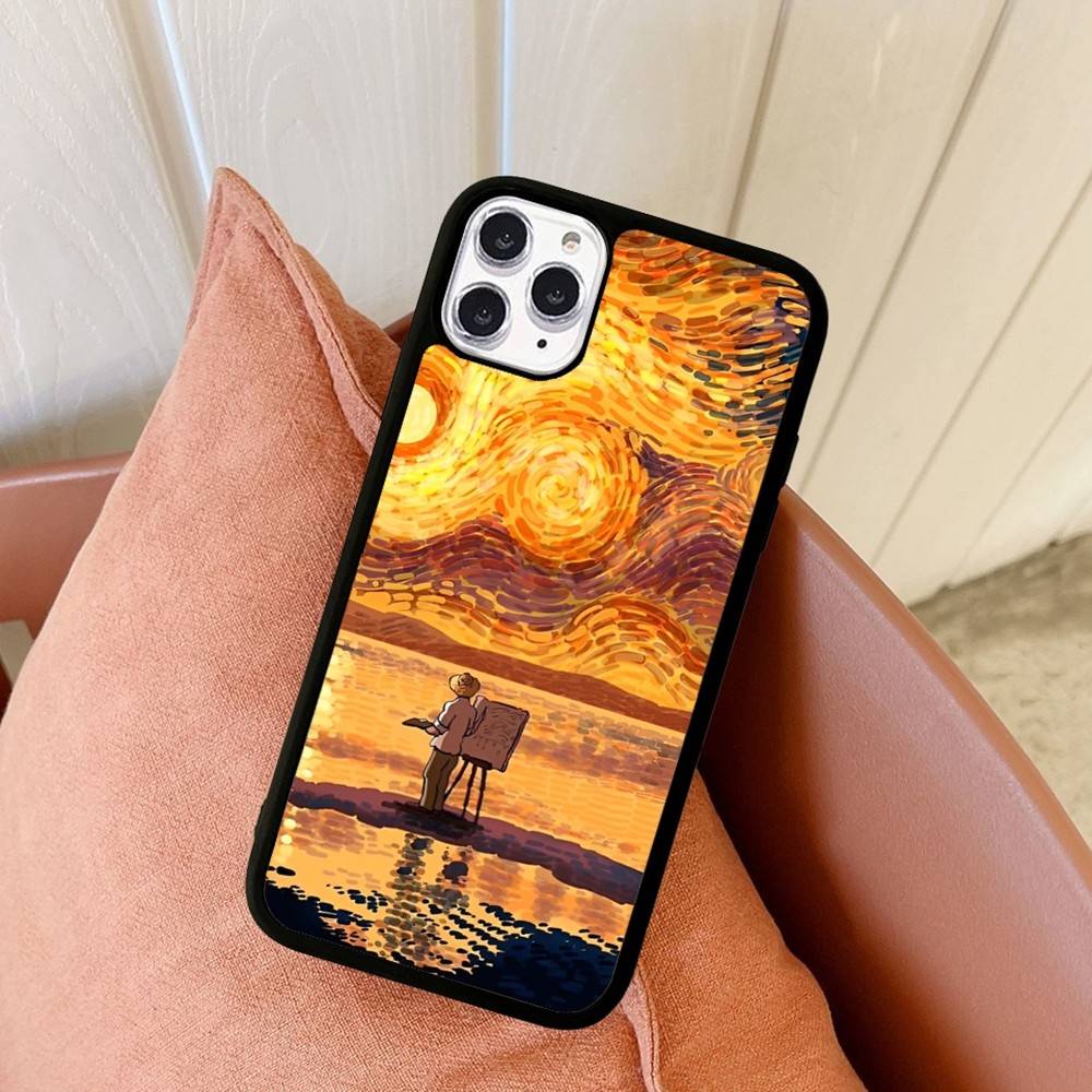 Van Gogh Art Painting For IPhone 17 16 15 14 13 12 11 Pro Max Plus Shockproof PC+TPU Phone Back Cover