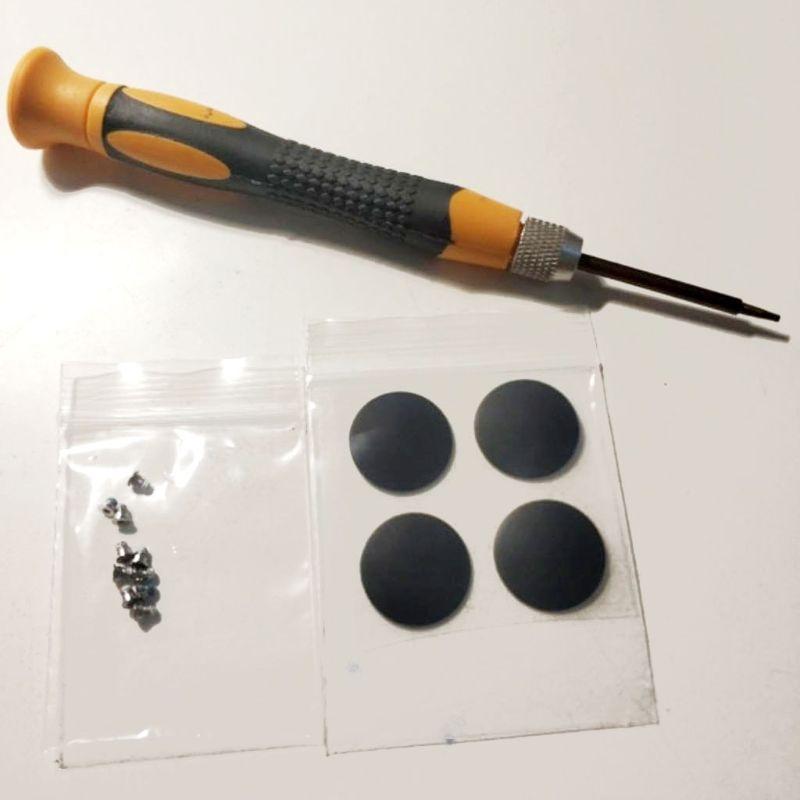Pro Retina A1398 A1425 A1502 Laptop PC Computer Bottom for Case Cover Screws Srewdriver Repair Tool Rubber F