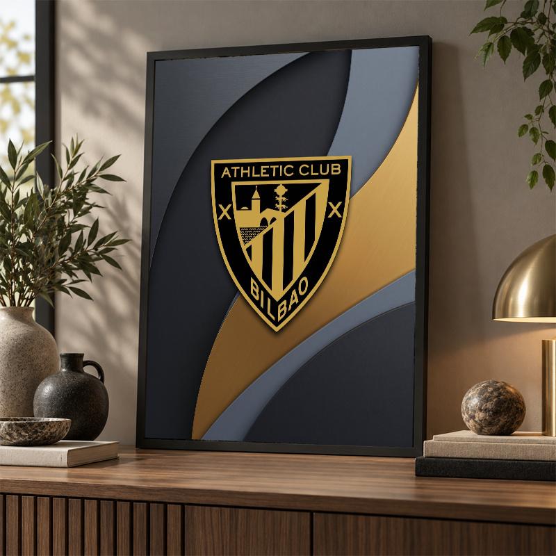 Athletic Bilbao Football Diamond Painting Kit 5D Full Drill DIY Diamond Mosaic Wall Art Home Decor