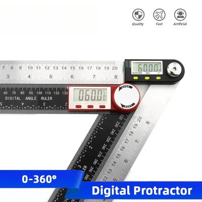 Goniometer Elektronischer Winkelmesser Digitales Messgerät Winkelmesswerkzeug Mehrwinkel-Lineal Holzbearbeitungswerkzeuge Messgerät Winkelfinder 360