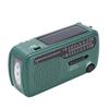 Portable Solar Radio NOAA Weather Hand Crank AM FM Shortwave Emergency Radio with LED Flashlight