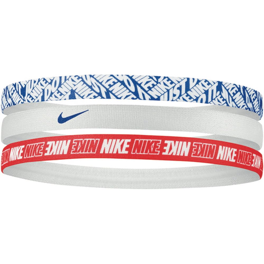 

Nike Повязка на голову с принтом Nike 3PK Game Royal White BN2069-495