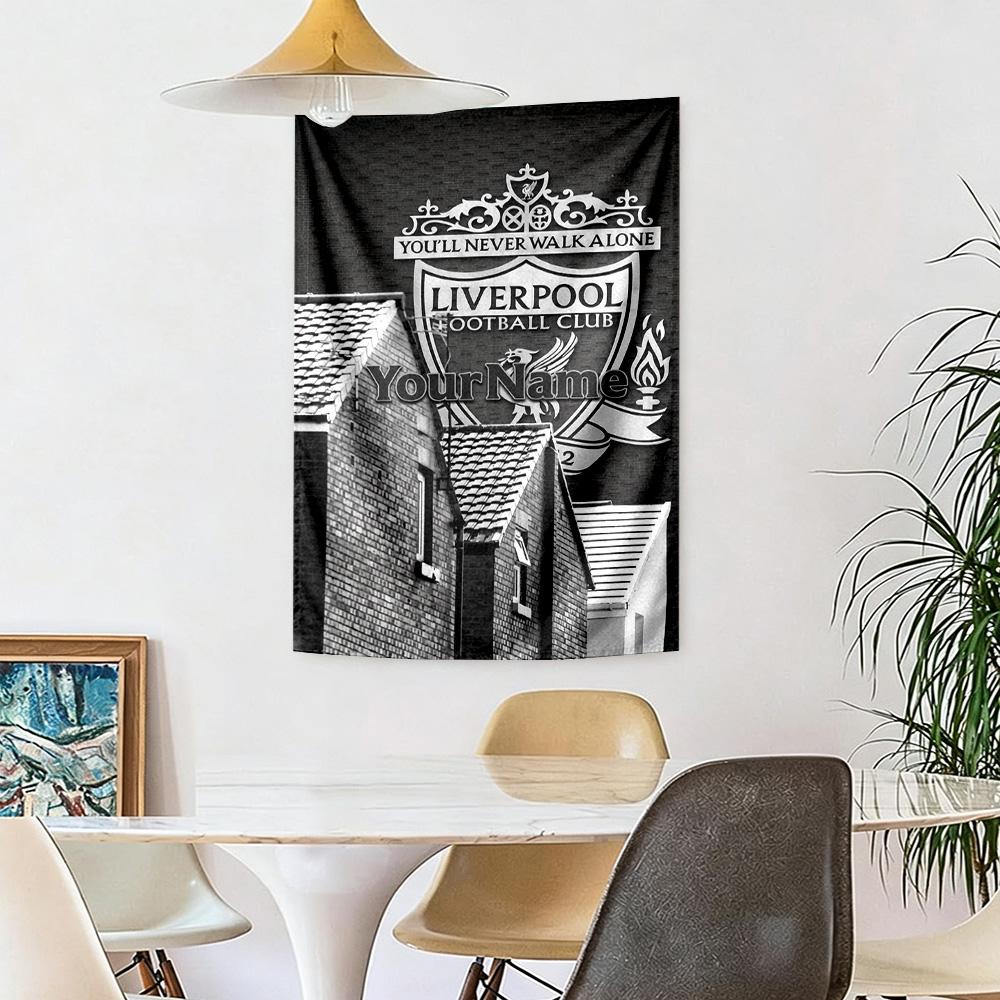 Liverpool Custom Your Name Wall Decor Tapestry Art For Pet Memorial Birthdaywedding Party Backdrop Family Gift
