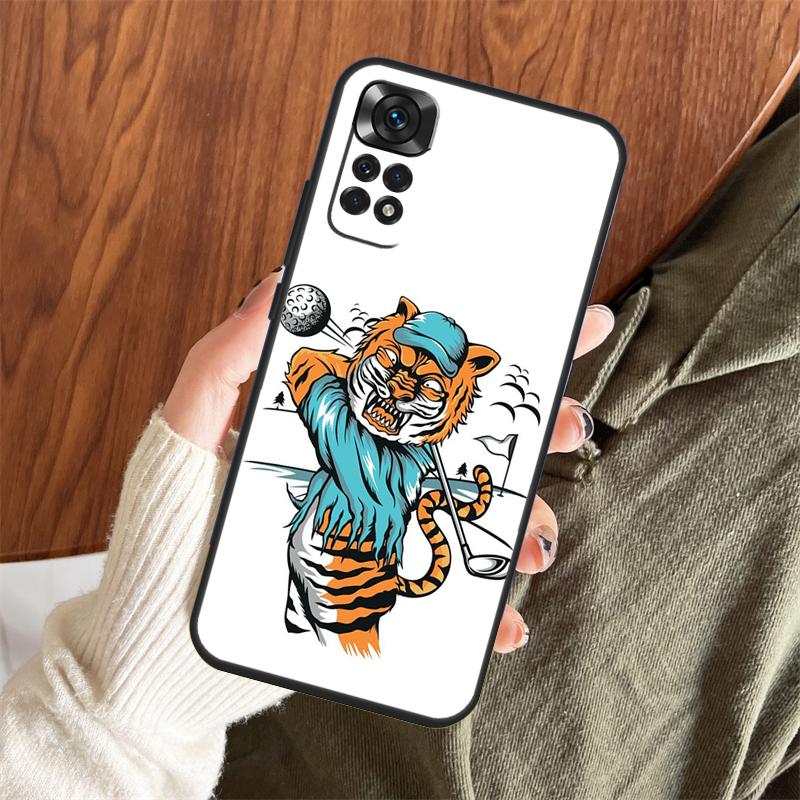 

Golf Ball Case For Xiaomi Redmi Note 14 Pro 13 12 11 10 15 Pro Plus Redmi 15 C 13 10C 12C 14C 13C Cover Redmi Note 10 Pro