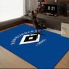 Hambur-ger Of Victory Symbol Rug for Living Room, Game Rooms, Office, Bedroom, Office Floor Mat Playful Design, fan gifts Christmas decor