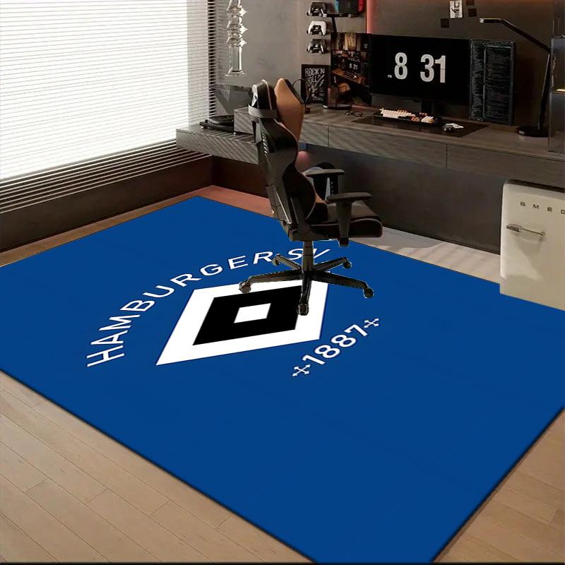Hambur-ger Of Victory Symbol Rug for Living Room, Game Rooms, Office, Bedroom, Office Floor Mat Playful Design, fan gifts Christmas decor