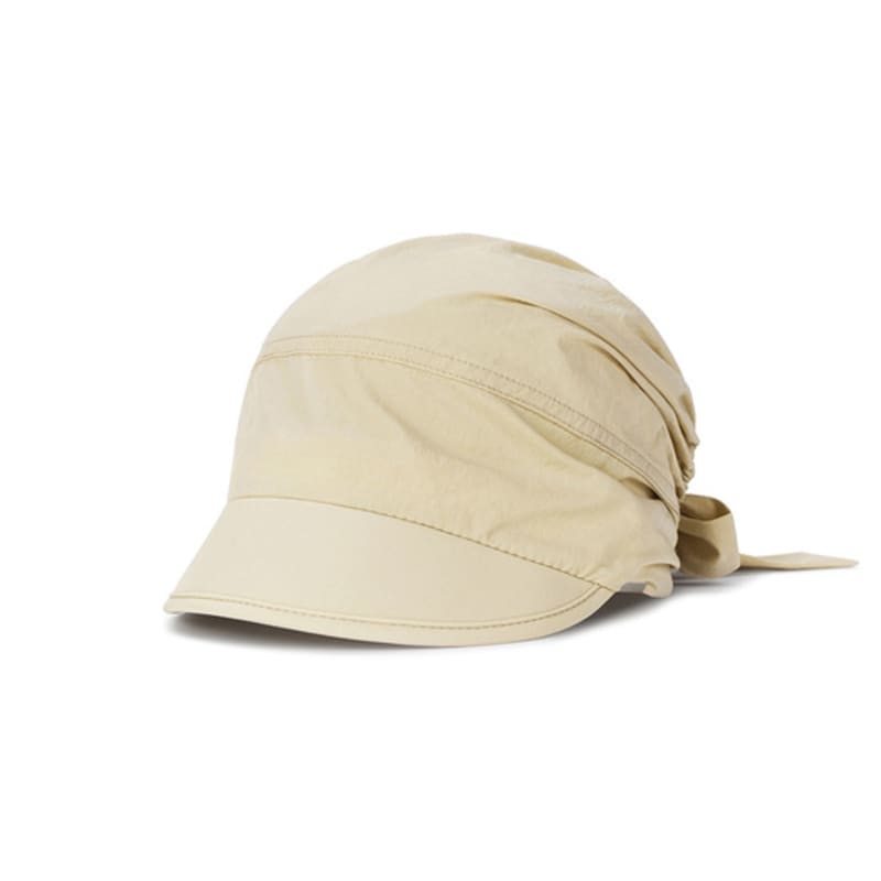 VARZAR Metal Tip Scarf Cap Beige