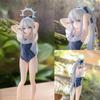 Archives Beautiful Girl Blue Swimsuit Moon Snow Palace Figure Chassis Ornament Model Toy Gift Two-dimensional Periphery