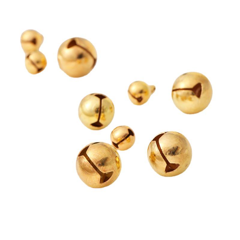 Golden Bell Jewelry & Keychain Charm - Christmas Pendant & Pet Bell Accessory