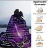 1pc Niece Love Aunt Poster Blanket - Lightweight Flannel Fleece with Digital Printing, Soft Warm for Sofa, Travel, Camping, Office yy251018307