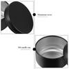 Candle Jar Aluminum Candle Tin for Storage 48Pcs Black Round Metal Containers