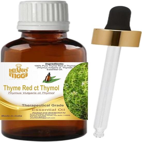 Levenmooi Thyme Red ct. Linalool (Thymus vulgaris) Pure & Natural Therapeutic Grade Essential Oil Glass