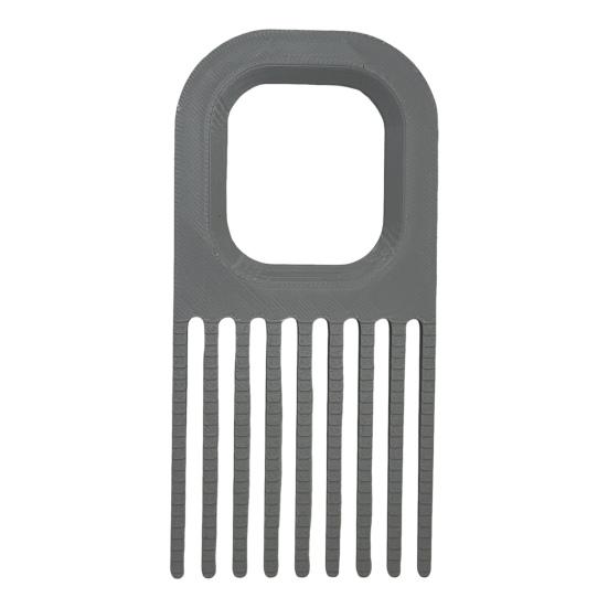 

Comb Cleaner Wide Tooth Design Hair Comb Detangler Cleaner Air Cushion Comb Cleaner with Hanging Hole 1pc серый