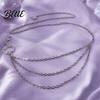 Sun Pendant Body Chain Boho Moon Chain Multi-layer Waist Belt