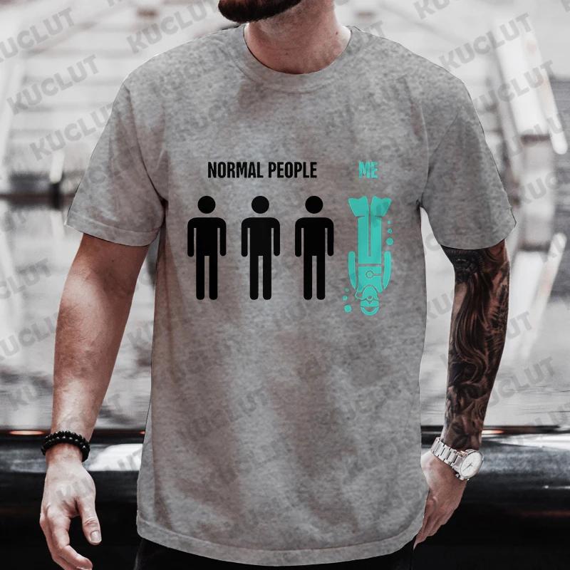 Duiken Duikers Funny T Shirt Men Summer Harajuku Streetwear Short Sleeve Oversized Tops Diving Divers Diving Men Street Tee Tops