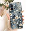 Für Vivo Y31D 4G V2543 Vivo Y51 Pro 5G IQOO Z11X Y500i Handyhülle Florales Mondnacht Schleifenmuster Funda Weiche Matte Silikonhülle