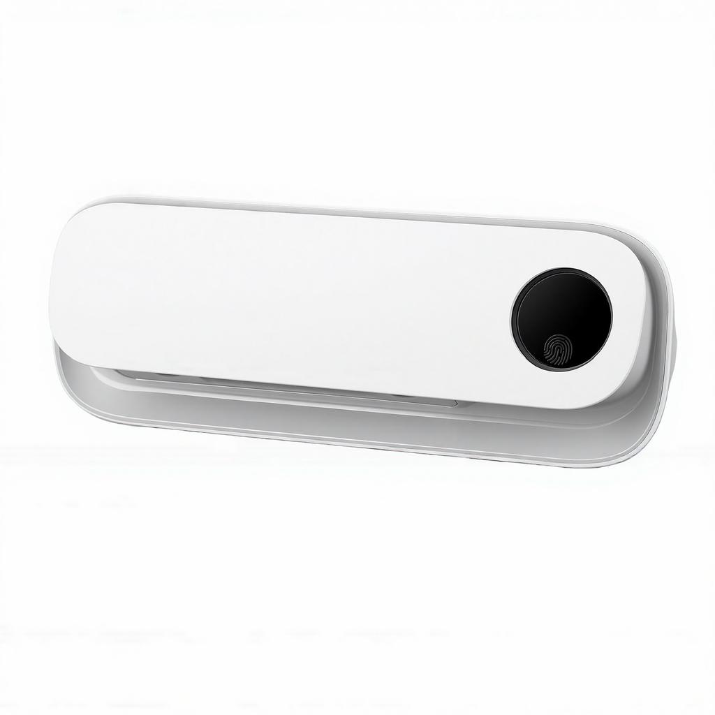 Smart Toothbrush Cleaner Wall Mounted Warm Light Toothbrush Air Drying Cleaning Holder with 5 Slots for Bathroom