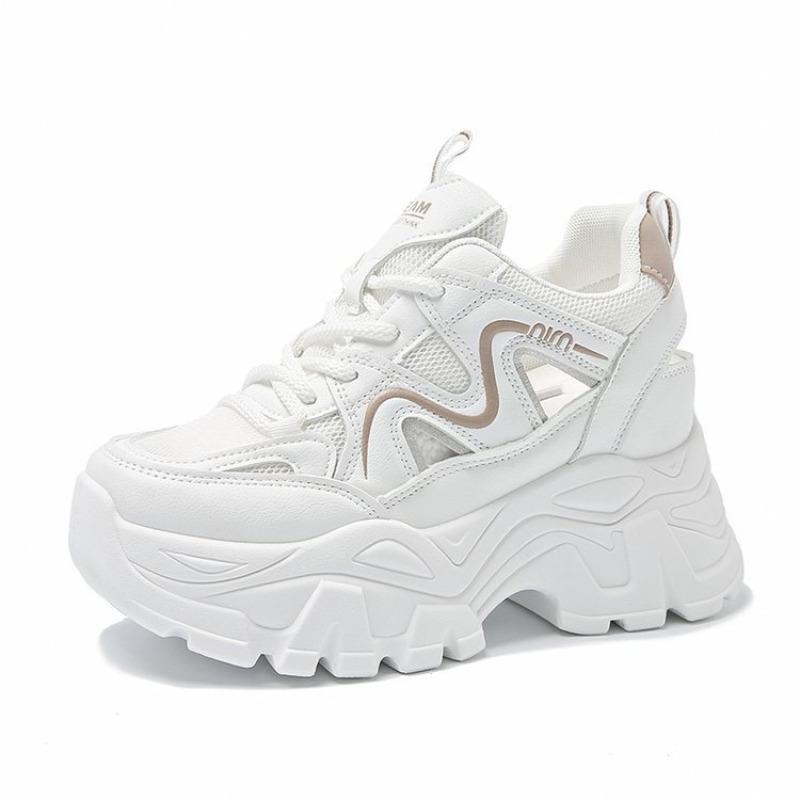 Designer Originalität Hollow Damen Sportsandalen Sommer Mesh Atmungsaktiv Plateau Lässige Sneaker Mode Komfort Laufschuhe