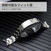 Rolex Compatible Stainless Steel Hairline Old Model Oyster Bracelet 19mm Lug [adzu] Band, Finish, Matte, 19mm/20mm, (Matte Finish, Width)