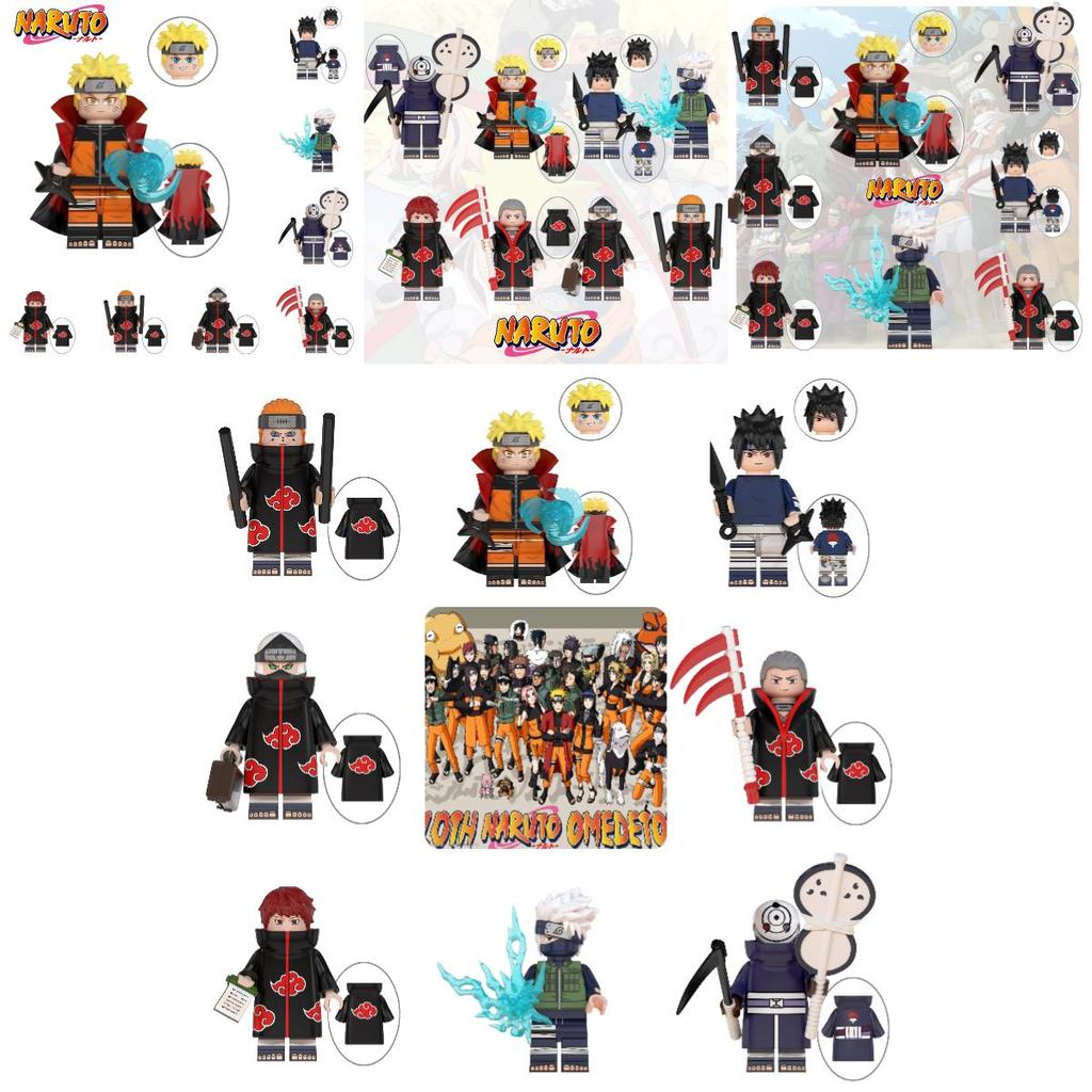 Wm6105 Naruto Series Uchiha Itachi Mini Figure Model Assembly Building Toy