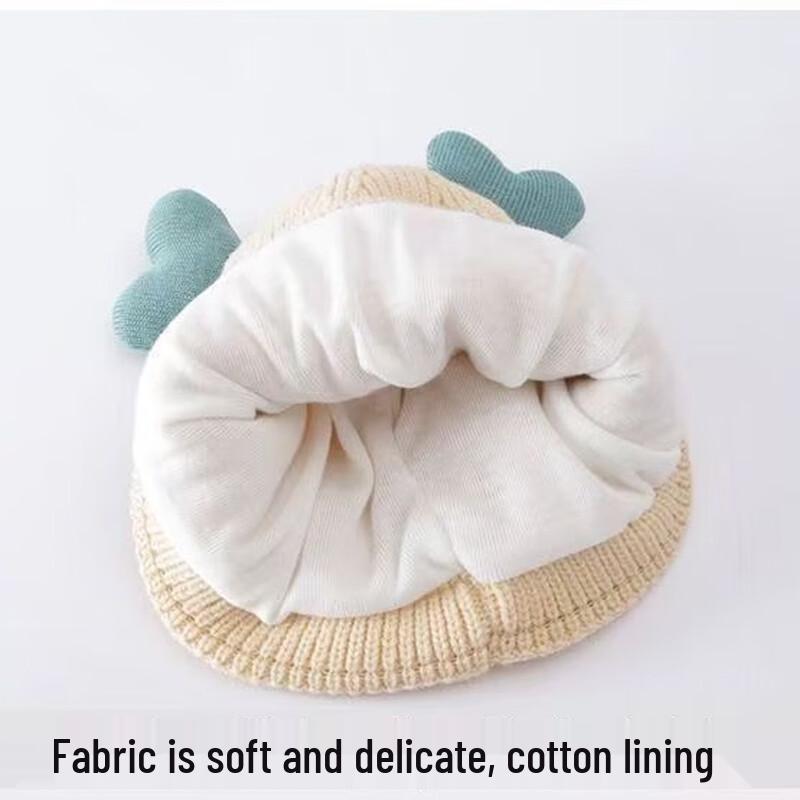 Mahutun Infant Toddler Heart Pattern Knitted Beanie