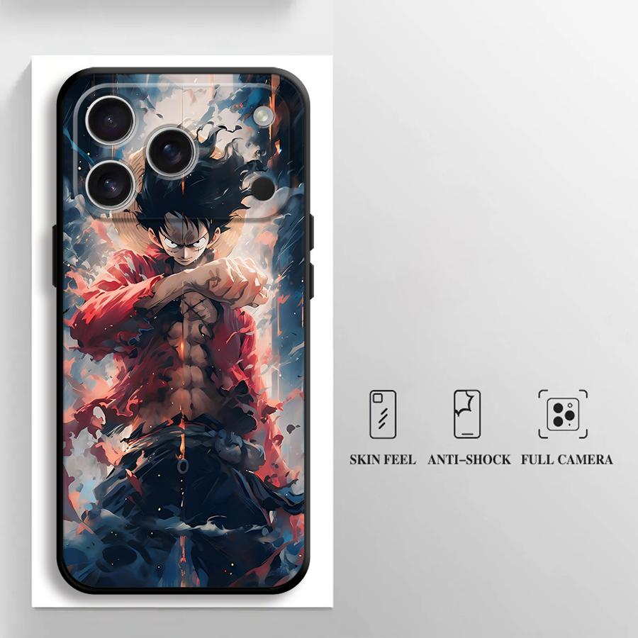 Case for iPhone 17 Pro Max Air 14 7 8 16 15 Plus 12 11 13 Mini SE XS XR Funda Phone Cover Anime OneS P-ieceS