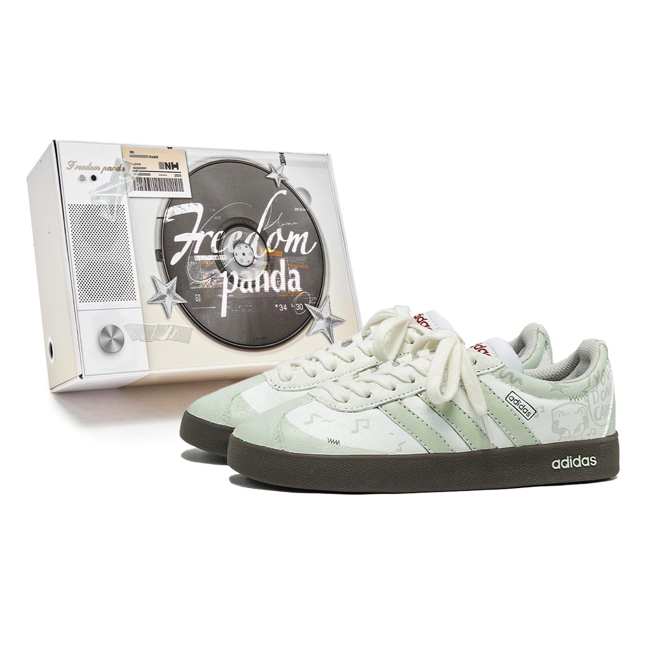 

Adidas Neo VL Court Lifestyle Cushioning Low top Skateboard Shoes Unisex White Green HQ1802(Team202--BOX) 35⅔