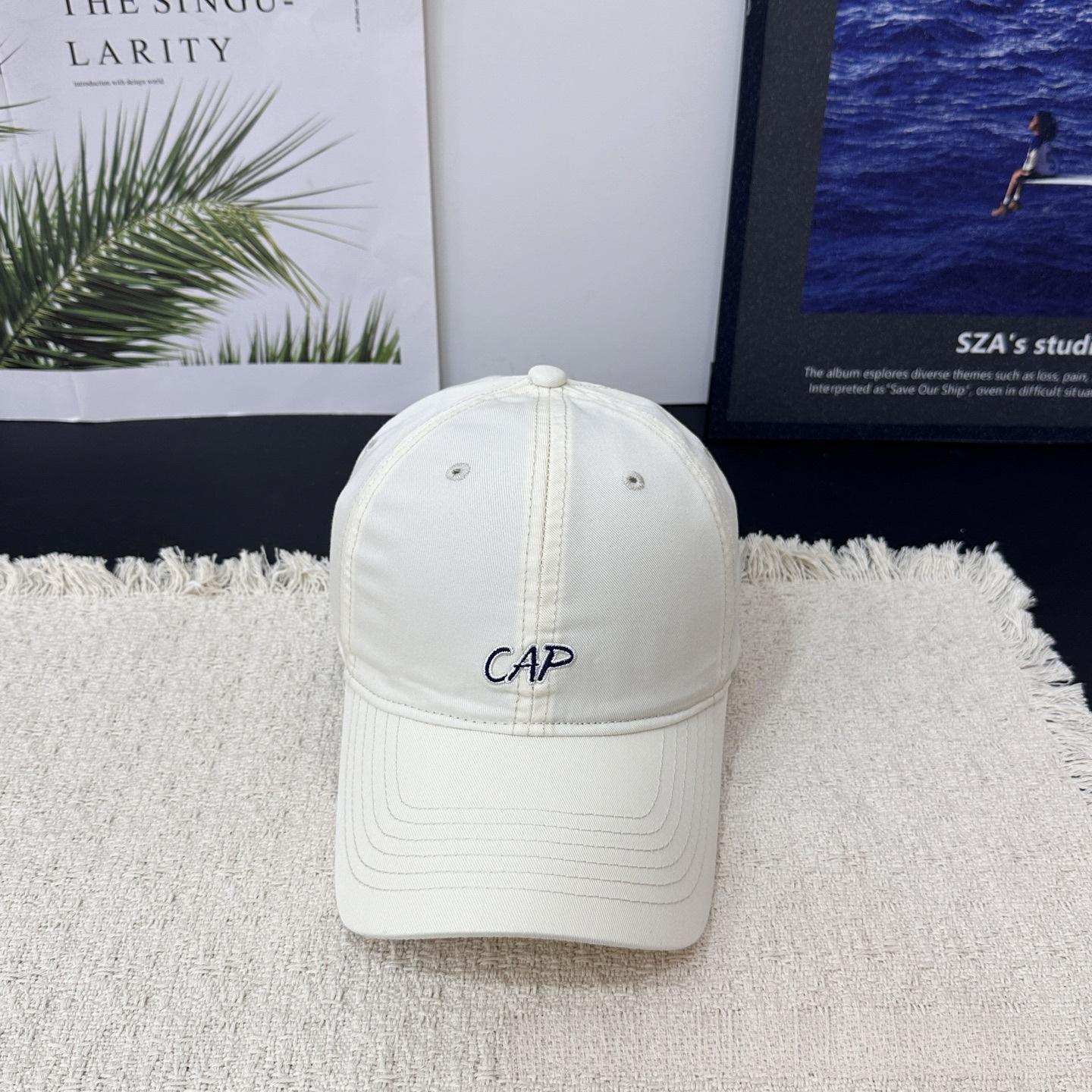 Versatile Letter Embroidered Baseball Cap Female Simple Casual Face Small Peaked Cap High Quality adjustable