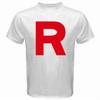 High Quality Printing Eu Size XS To 5Xl Tee Shirts Team Rocket Pokem3On Anime Cartoon White T-shirt