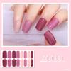 16 Strips Nail Polish Sticker Nail Stickers Set for UV Lamp Designer 3D Nails Polish Wraps Fashion Nail Art Sticker