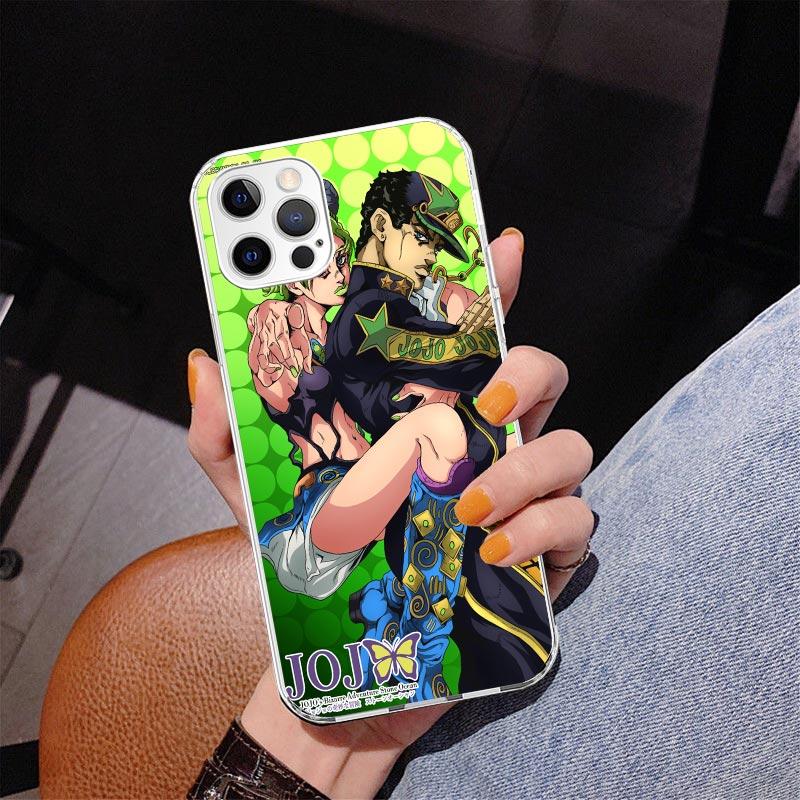JoJo's Bizarre Adventure Jolyne Cujoh Phone Case For iPhone 17 Air 16 Pro Max 16E 15 + 14 Plus 11 12 13 Mini 7 8 SE Gift Print C