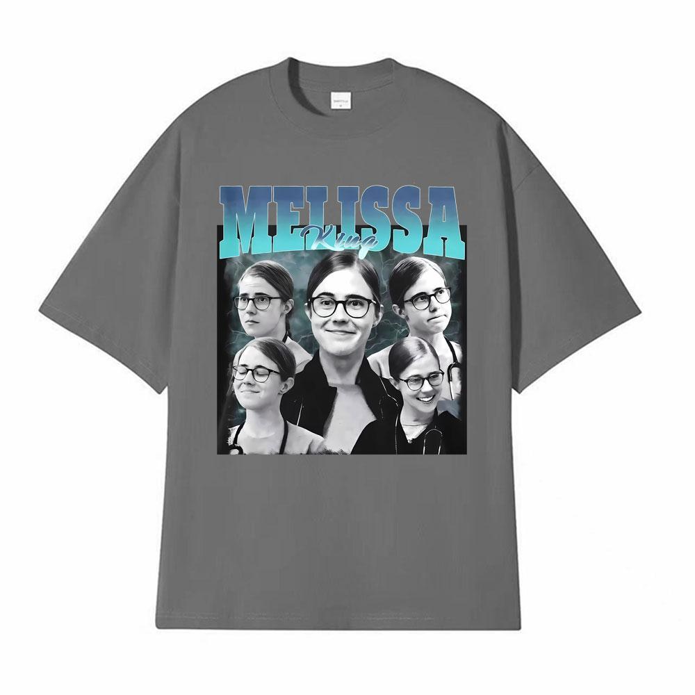 Melissa King Vintage Funny Doctor Meme Print Tshirts Men Women Clothing Fashion Harajuku Tshirt Short Sleeve Oversized T Shirt